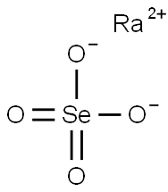 Radium selenate Struktur