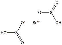 Strontium bisulfite Struktur