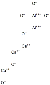 Tricalcium dialuminum hexaoxide Struktur