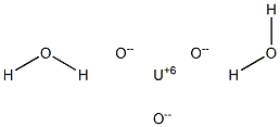 Uranium(VI) oxide dihydrate Struktur