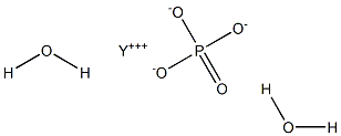 Yttrium orthophosphate dihydrate Struktur