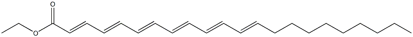 Docosahexaenoic Acid-Ethyl Ester (Unlabeled) Struktur