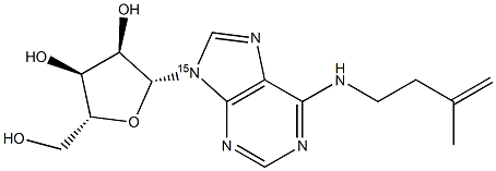 N6-Isopentenyladenosine-15N Struktur