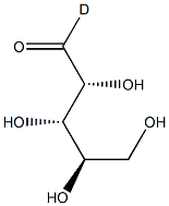 Xylose-1-D Struktur