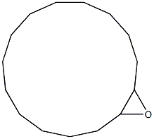 CYCLOPENTADECENE EPOXIDE Struktur