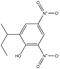 4,6-dinitro-sec-butylphenol Struktur