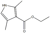 Ethyl 2,4-dimethyl-3-pyrrolecarboxylate Struktur