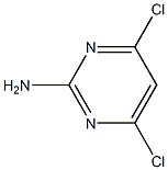 4,6-dichloro-2-aminopyrimidine Struktur