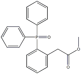 Methoxycarbonylmethyltriphenylphosphine oxide Struktur