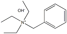 Benzyl triethylammonium hydroxide Struktur