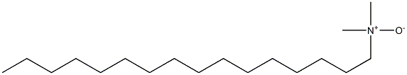 Cetyl dimethyl amine oxide Struktur