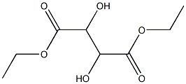 L-tartaric acid diethyl ester Struktur