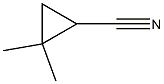 2,2-Dimethylcyclopropylcyanide Struktur