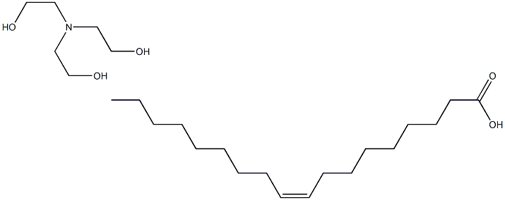 Triethanolamine oleate Struktur