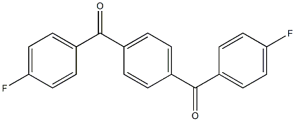 1,4-bis(4-fluorobenzoyl)benzene Struktur