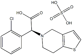 Clopidogrel sulfate Struktur