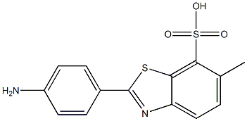 2-對氨基苯基-6-甲基苯噻唑7磺酸