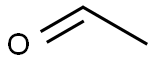 Acetaldehyde aqueous solution Struktur