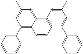 2,9-Dimethyl-4,7-diphenyl-1,10-phenanthroline Struktur