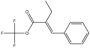 Ethyl trifluoromethyl cinnamate Struktur