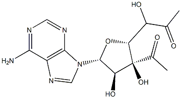 3',5'-Diacetyladenosine Struktur