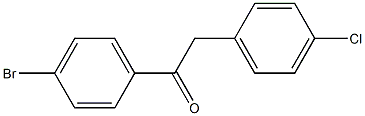 4-Chlorobenzyl 4-bromophenyl ketone Struktur