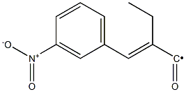 Ethyl-3-nitrobenzylidenaceto Struktur