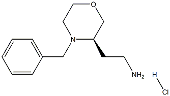 (R)-2-(4-BENZYLMORPHOLIN-3-YL)ETHANAMINEHYDROCHLORIDE Struktur