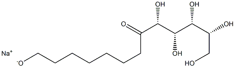 SODIUMGLUCOSEHEPTYLATE Struktur