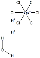 DIHYDROGENHEXACHLOROOSMIATE(IV),HYDRATE Struktur