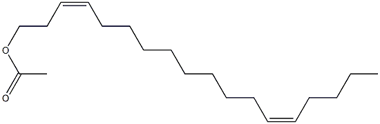 CIS,CIS-3,13-OCTADECADIEN-1-OL ACETATE Struktur