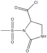 1-chloroformyl -3-methylsulfonyl-2-imidazolidone Struktur