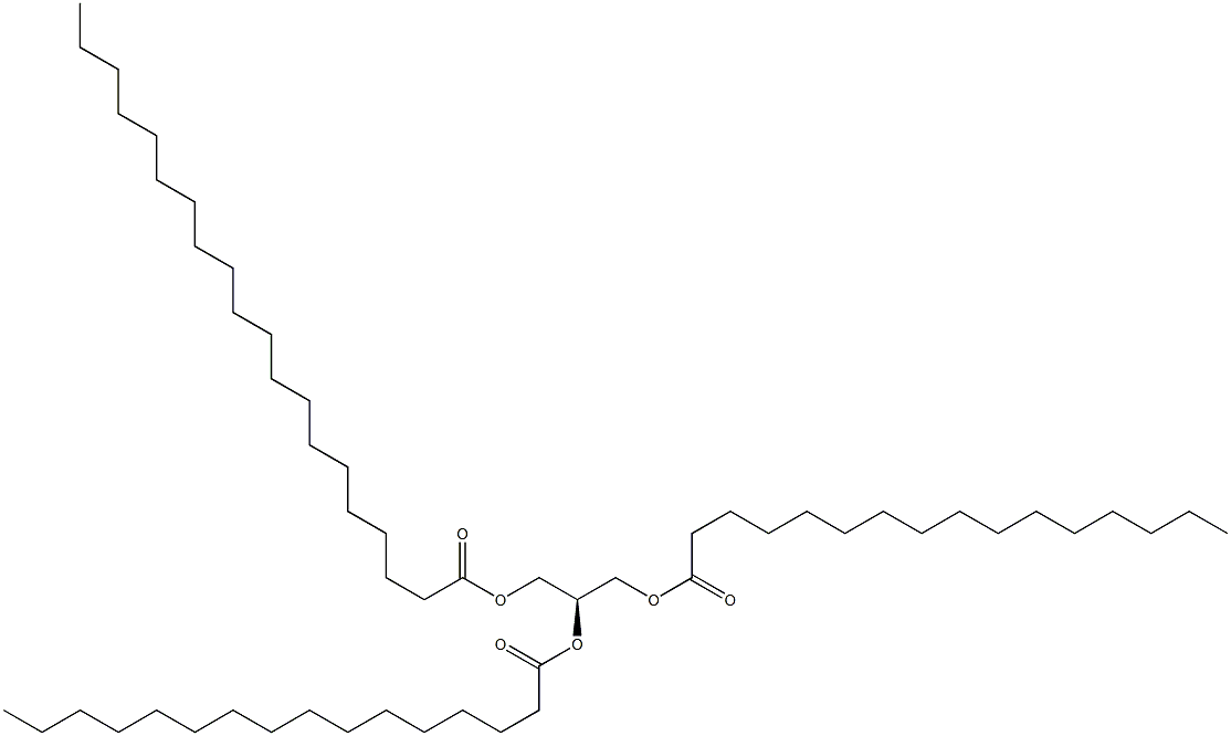 1,2-dihexadecanoyl-3-eicosanoyl-sn-glycerol Struktur