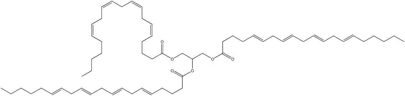 1,2,3-tri-(5Z,8Z,11Z,14Z-eicosatetraenoyl)-sn-glycerol Struktur