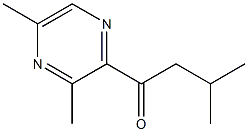 1-(3,5-Dimethyl-2-pyrazinyl)-3-methyl-1-butanone Struktur