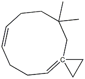 11,11-DIMETHYL-SPIRO[2,9]DODECA-3,7-DIEN Struktur