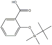 Benzoic acid, 2-(t-butyldimethylsilyloxy)- Struktur