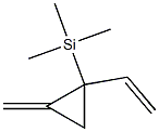 Cyclopropane, 1-methylene-2-trimethylsilyl-2-vinyl- Struktur