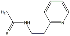 N-[2-(2-Pyridyl)ethyl]thiourea. Struktur