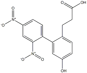 O-2,4-dinitrophenyl-phloretic acid Struktur