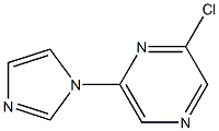 2-CHLORO-6-(1H-IMIDAZOL-1-YL)PYRAZINE Struktur