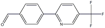 4-[5-(Trifluoromethyl)pyridin-2-yl]benzenecarboxaldehyde 95% Struktur