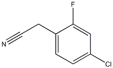 4-Chloro-2-fluorophenylacetonitrile 95% Struktur