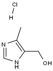 5-(Hydroxymethyl)-4-methyl-1H-imidazole hydrochloride Struktur