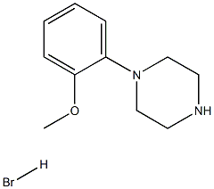 1-(2-METHOXY)PHENYL PIPERAZINE HBR Struktur