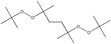 2,5-DIMETHYL-2,5-DI(TERTIARY BUTYLPEROXY)HEXANE Struktur