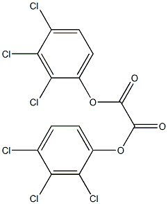 DI(TRICHLOROPHENYL)OXALATE Struktur