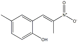 1-(2-HYDROXY-5-METHYLPHENYL)-2-NITROPROPENE Struktur