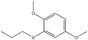 2,5-DIMETHOXY-1-PROPYLTHIOBENZENE Struktur