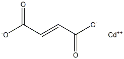 cadmium fumarate Struktur